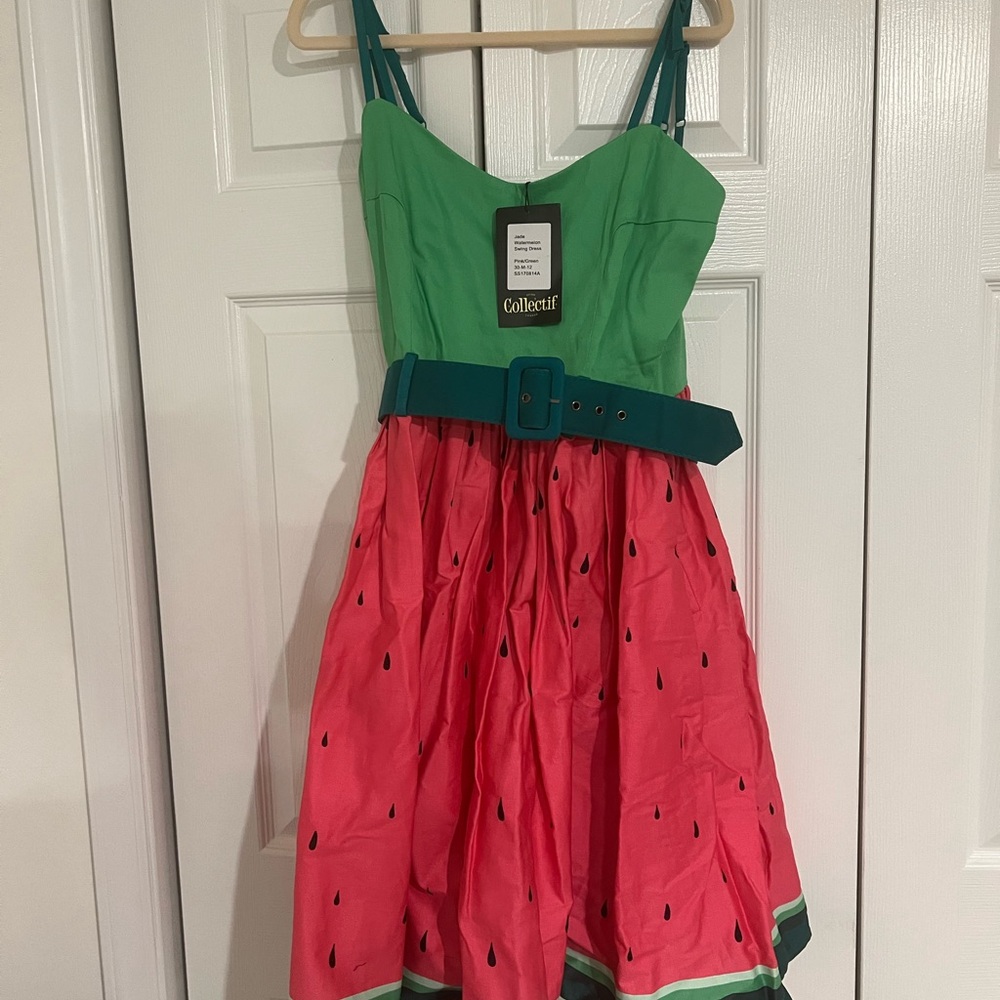 Summer dress - Watermelon, size medium